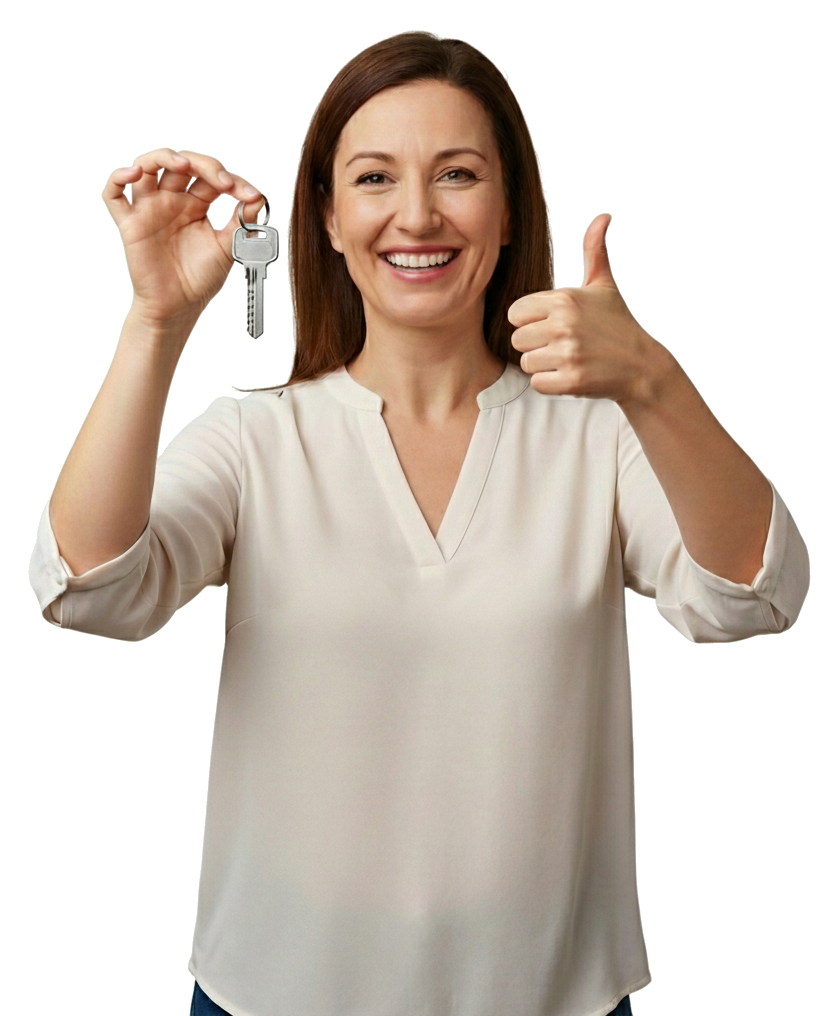 Zufriedene Kundin vom Schlüsseldienst Nettetal